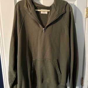 Fear of God x Pacsun 2017 Collection - Quarter Zip Olive Hoodie - Men’s L
